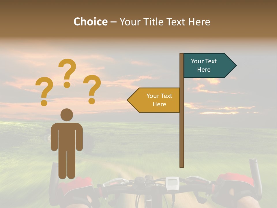 People Gloves Line PowerPoint Template