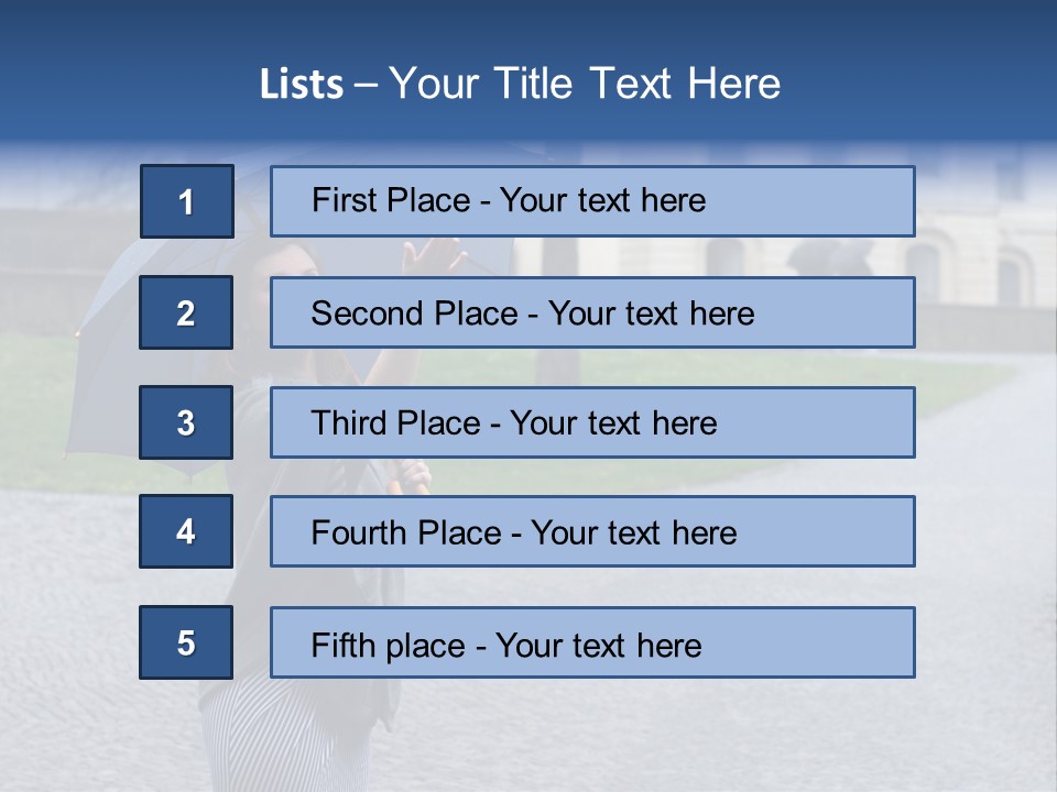 Footpath Fun Weather PowerPoint Template