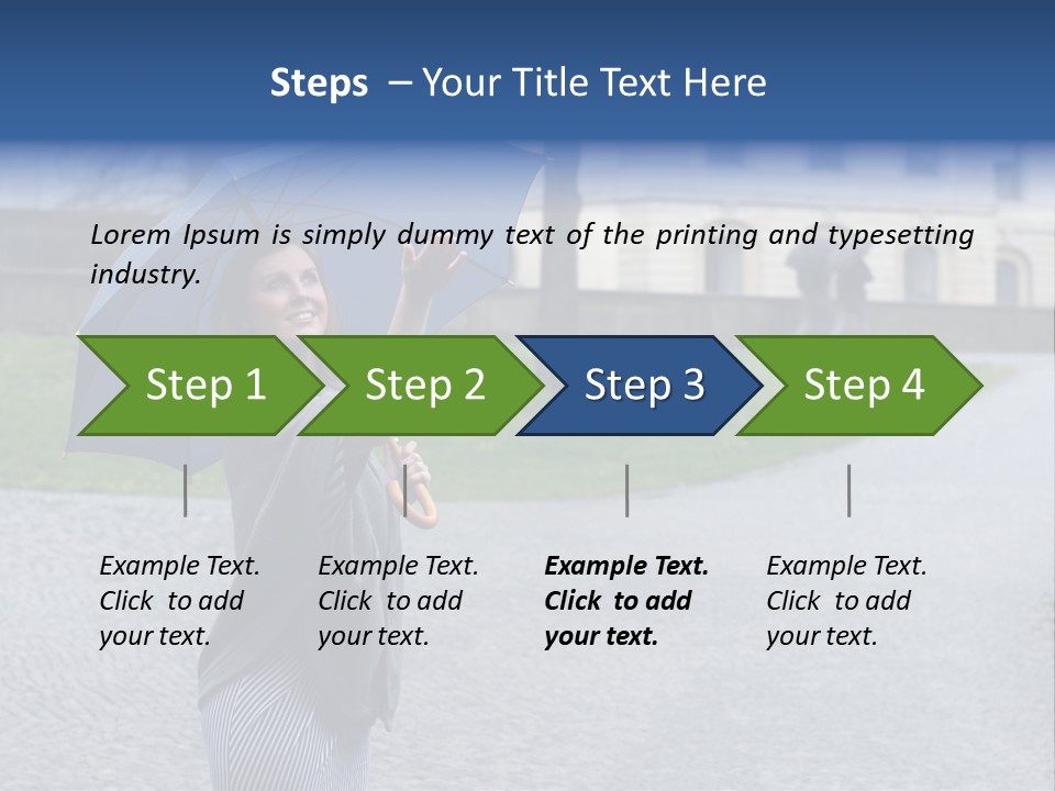 Footpath Fun Weather PowerPoint Template