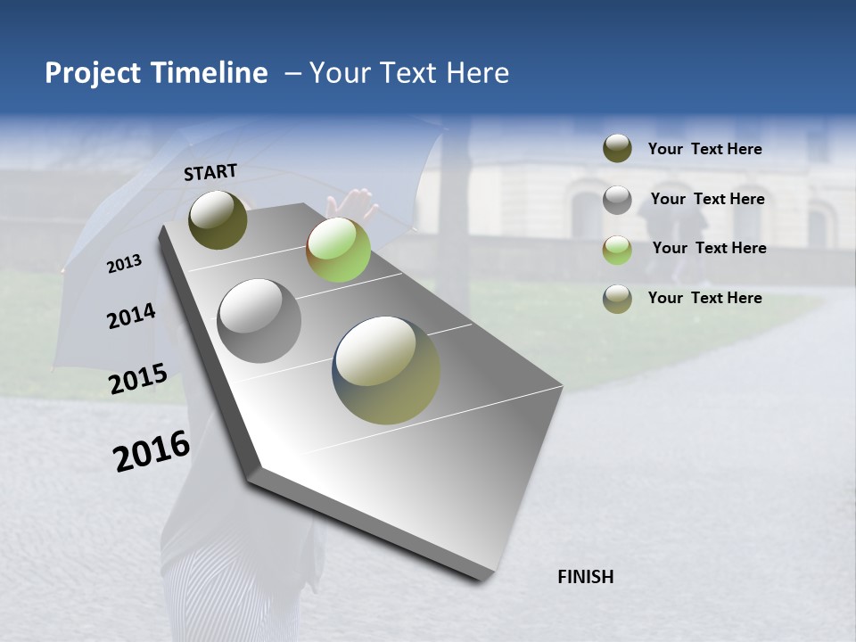 Footpath Fun Weather PowerPoint Template