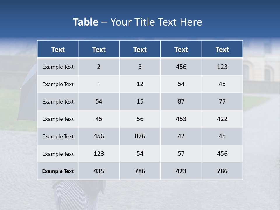 Footpath Fun Weather PowerPoint Template