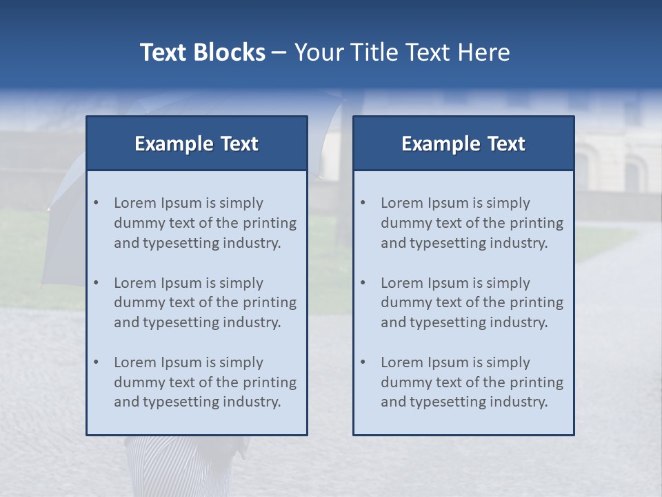 Footpath Fun Weather PowerPoint Template