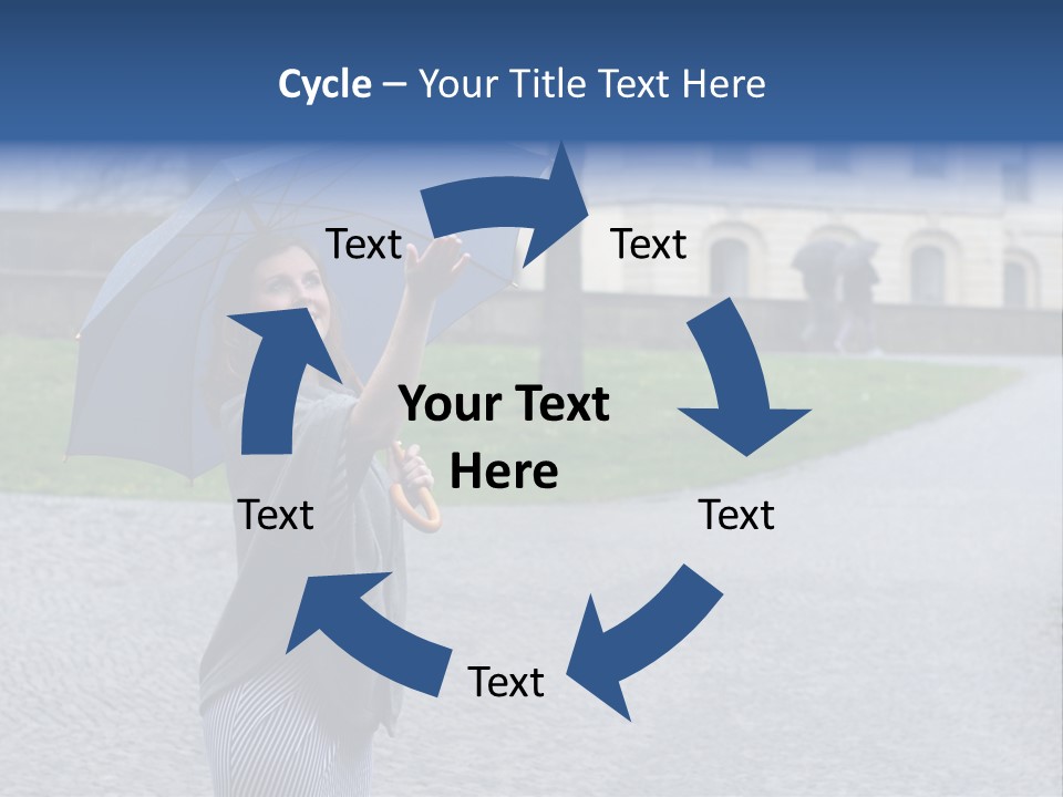 Footpath Fun Weather PowerPoint Template