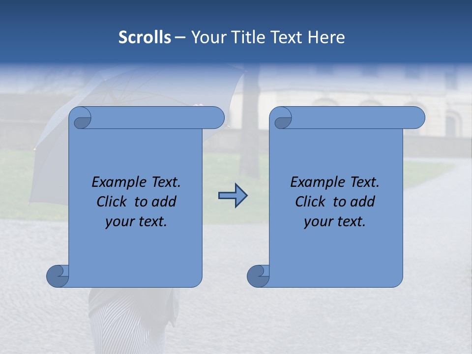 Footpath Fun Weather PowerPoint Template