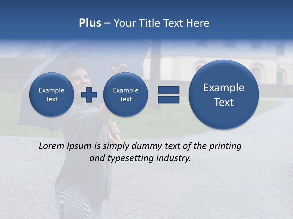 Footpath Fun Weather PowerPoint Template