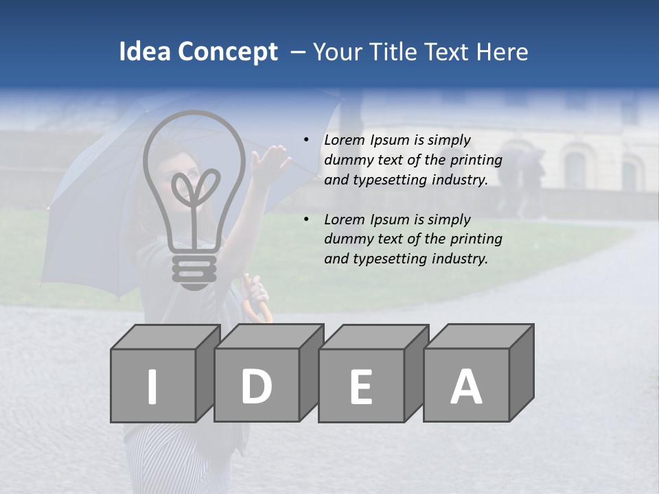 Footpath Fun Weather PowerPoint Template