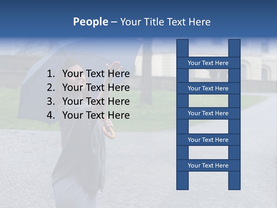 Footpath Fun Weather PowerPoint Template
