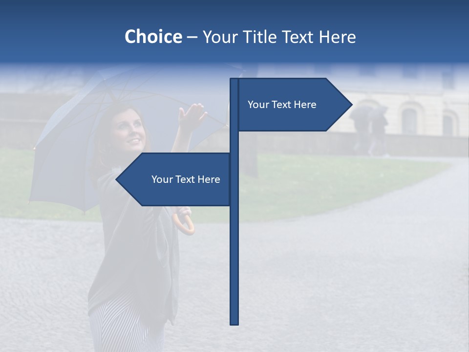 Footpath Fun Weather PowerPoint Template