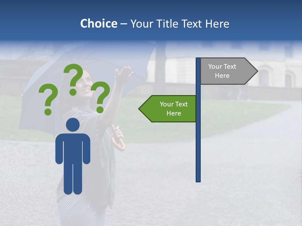 Footpath Fun Weather PowerPoint Template