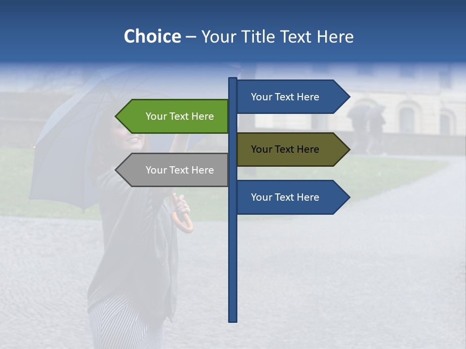 Footpath Fun Weather PowerPoint Template