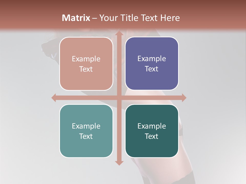 Stockings Model Topless PowerPoint Template