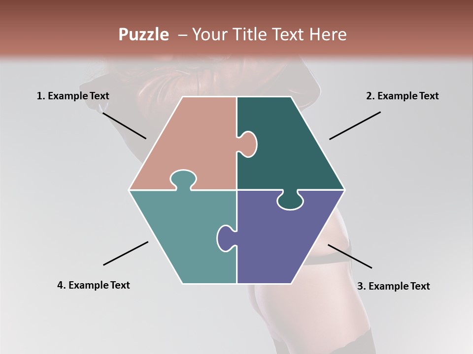 Stockings Model Topless PowerPoint Template