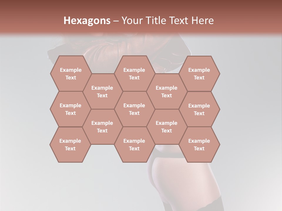 Stockings Model Topless PowerPoint Template