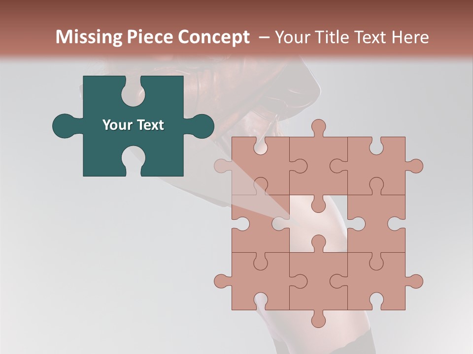 Stockings Model Topless PowerPoint Template