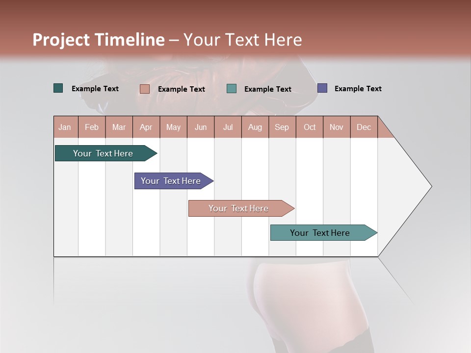 Stockings Model Topless PowerPoint Template