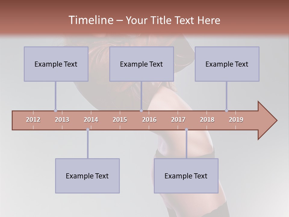 Stockings Model Topless PowerPoint Template