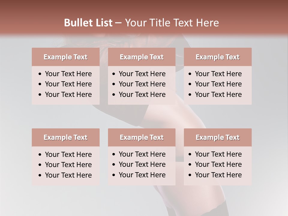 Stockings Model Topless PowerPoint Template