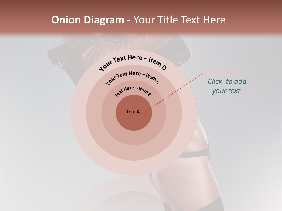 Stockings Model Topless PowerPoint Template