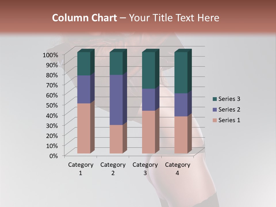 Stockings Model Topless PowerPoint Template