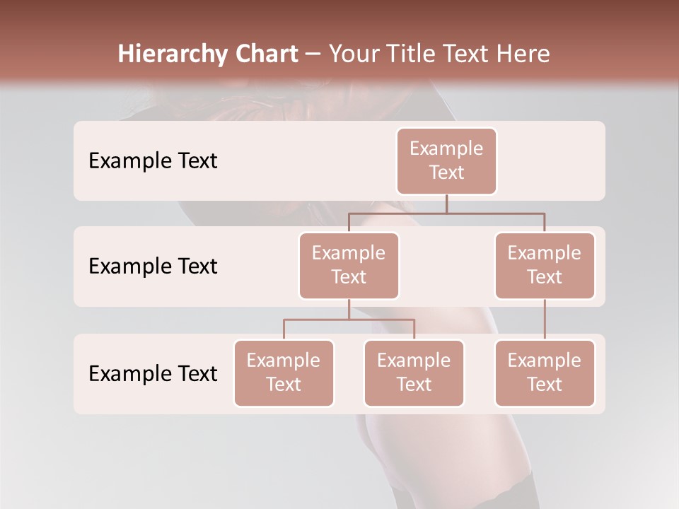 Stockings Model Topless PowerPoint Template