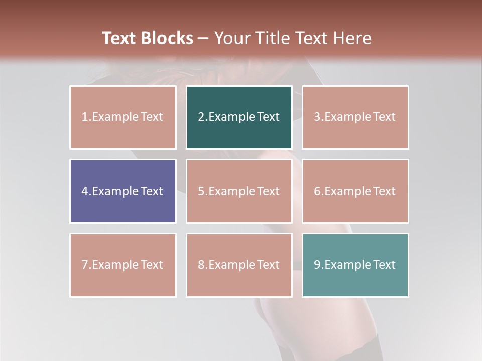 Stockings Model Topless PowerPoint Template