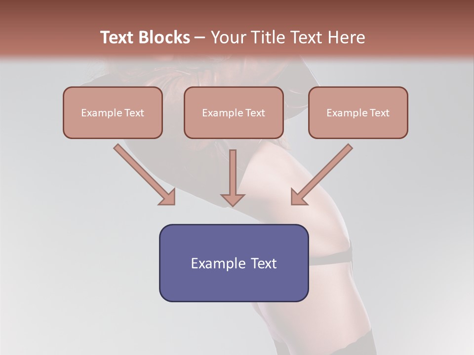 Stockings Model Topless PowerPoint Template