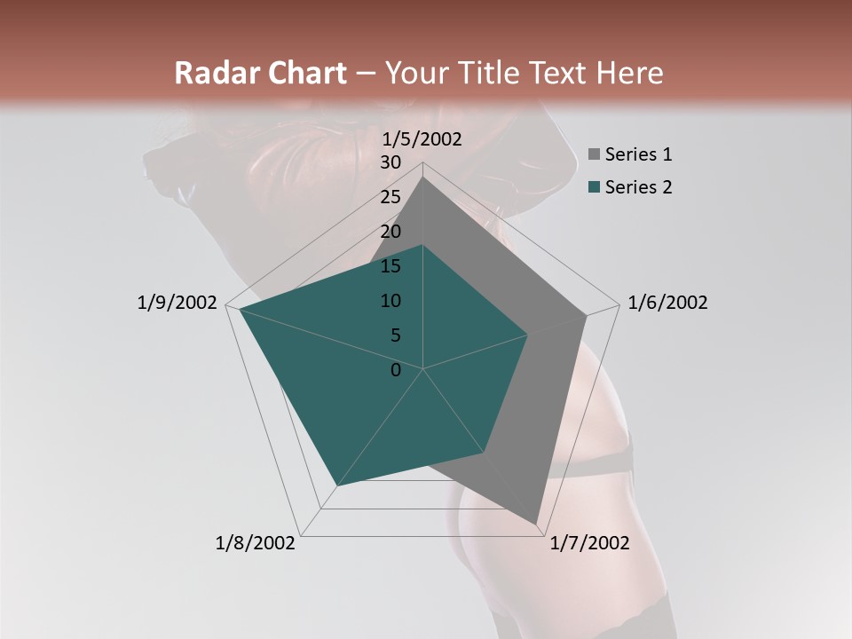 Stockings Model Topless PowerPoint Template