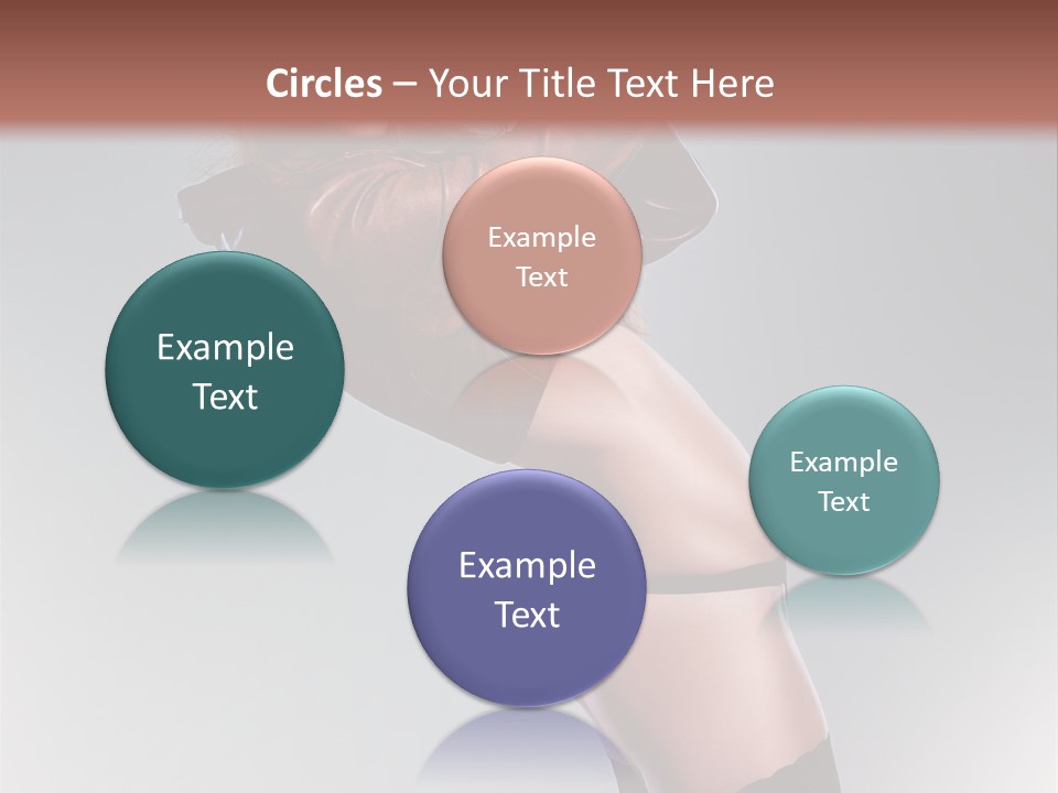 Stockings Model Topless PowerPoint Template