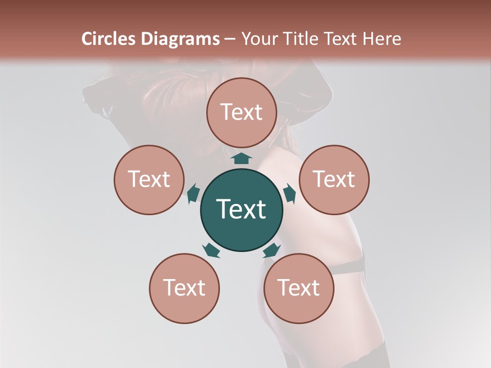 Stockings Model Topless PowerPoint Template