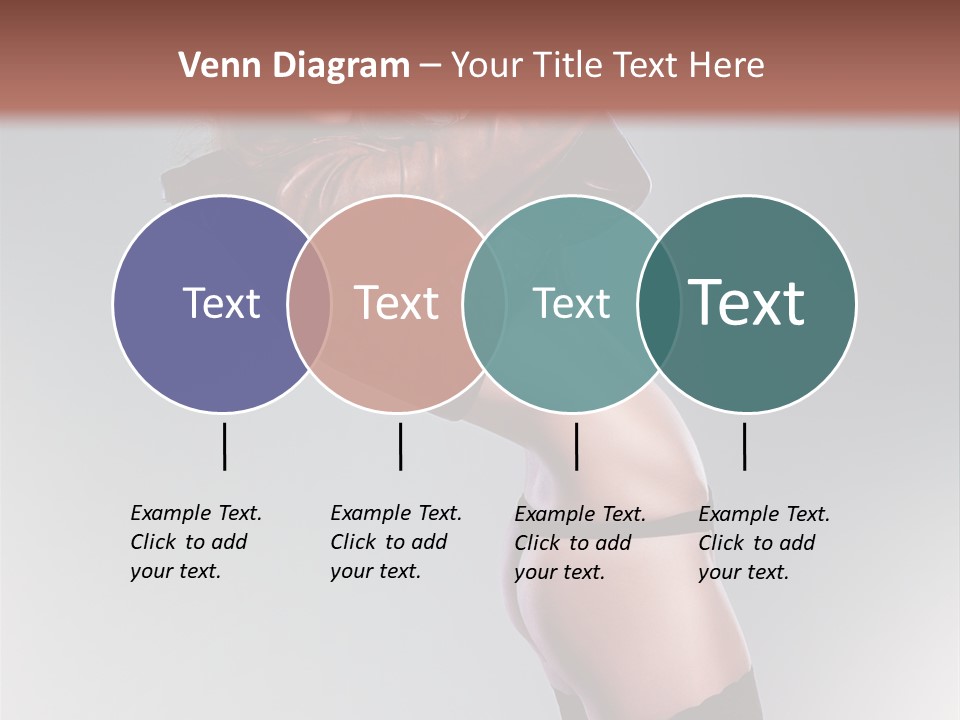 Stockings Model Topless PowerPoint Template