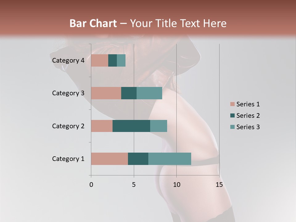 Stockings Model Topless PowerPoint Template