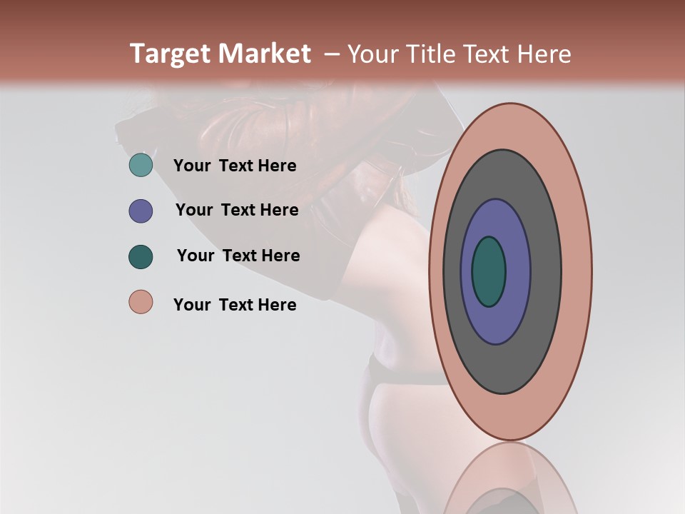 Stockings Model Topless PowerPoint Template