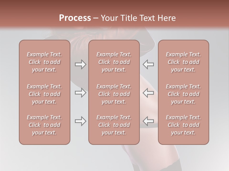 Stockings Model Topless PowerPoint Template