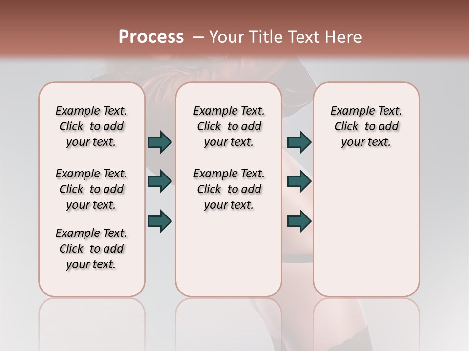 Stockings Model Topless PowerPoint Template