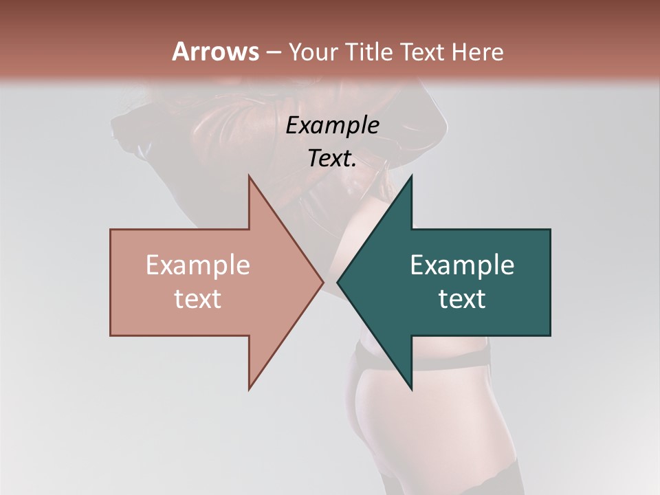 Stockings Model Topless PowerPoint Template