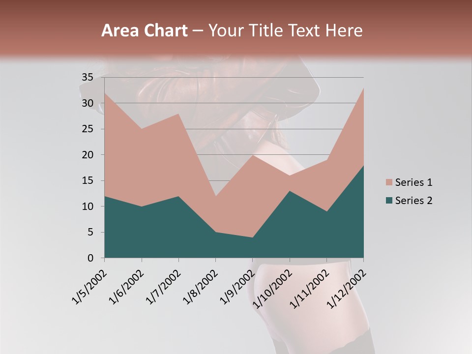 Stockings Model Topless PowerPoint Template