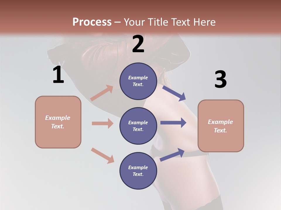 Stockings Model Topless PowerPoint Template