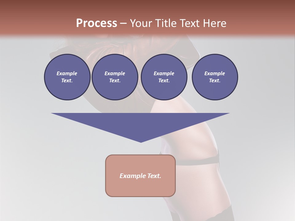 Stockings Model Topless PowerPoint Template