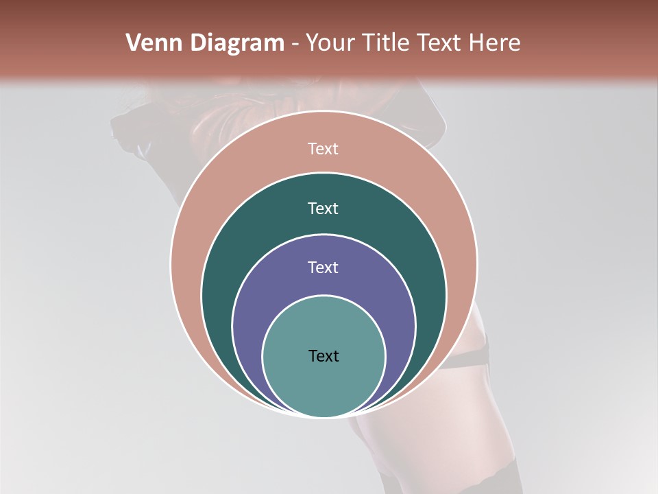 Stockings Model Topless PowerPoint Template