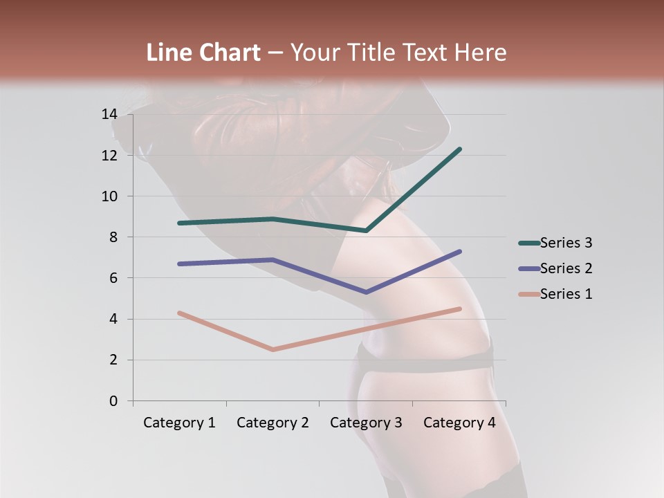 Stockings Model Topless PowerPoint Template