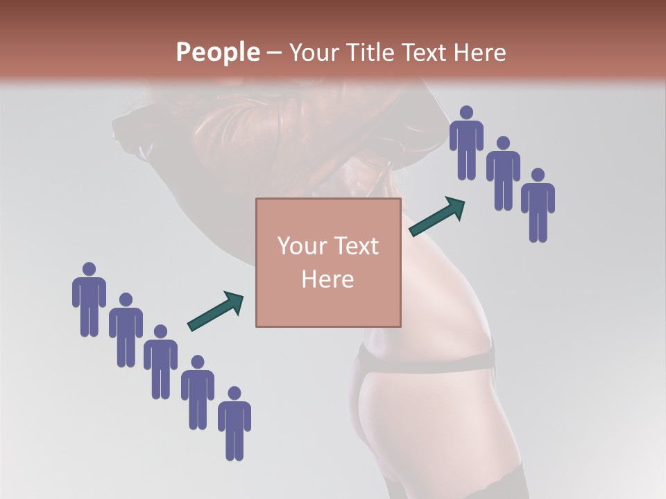 Stockings Model Topless PowerPoint Template