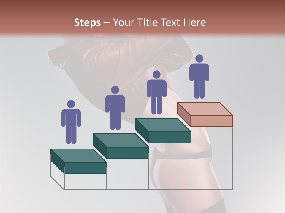 Stockings Model Topless PowerPoint Template