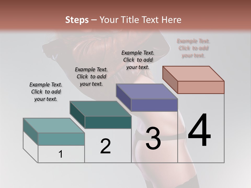 Stockings Model Topless PowerPoint Template