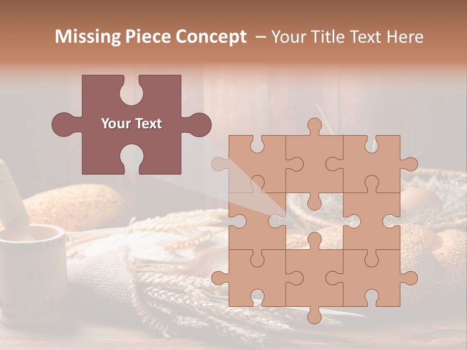 Rye Corn Piece PowerPoint Template