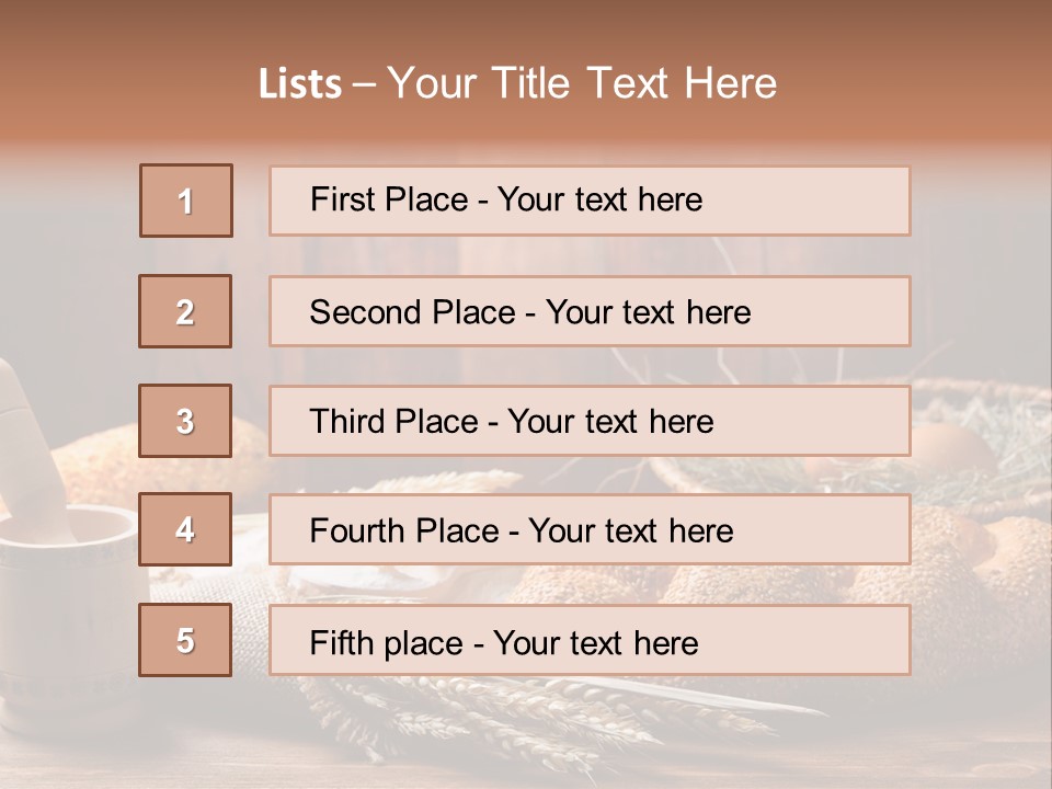 Rye Corn Piece PowerPoint Template