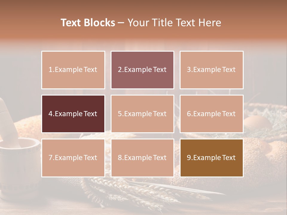 Rye Corn Piece PowerPoint Template