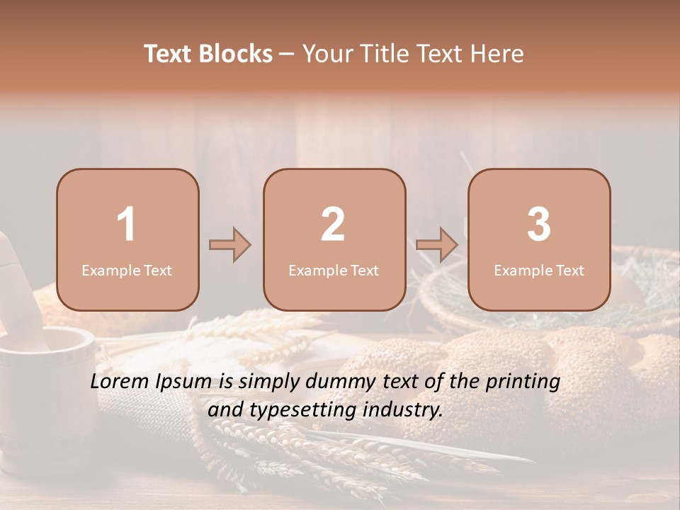 Rye Corn Piece PowerPoint Template