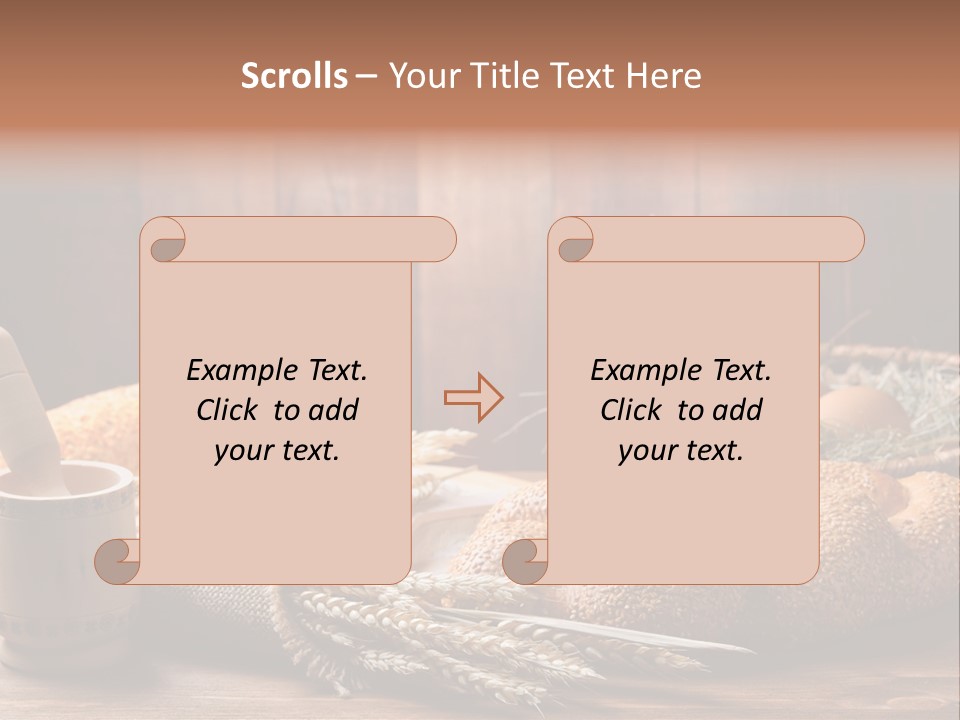 Rye Corn Piece PowerPoint Template