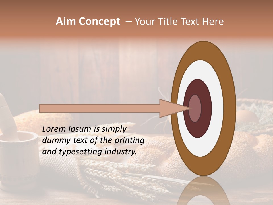 Rye Corn Piece PowerPoint Template