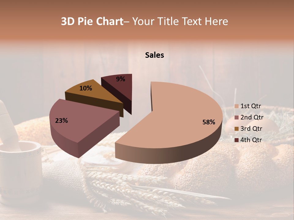 Rye Corn Piece PowerPoint Template